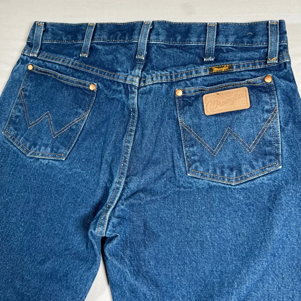 Wrangler Mens Straight Leg Cowboy Cut Denim Jeans Medium Wash 34x30 1013MWZPW